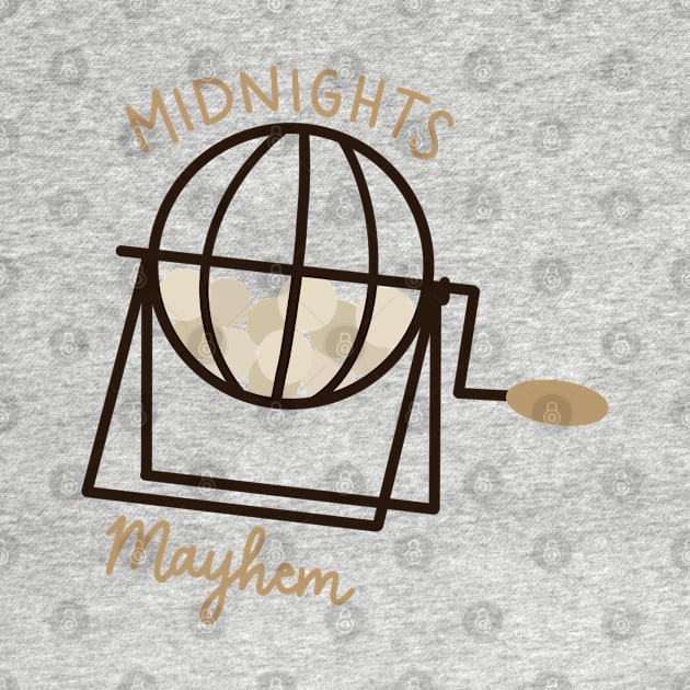 Midnights Mayhem Bingo Cage by Sofia Kaitlyn Company